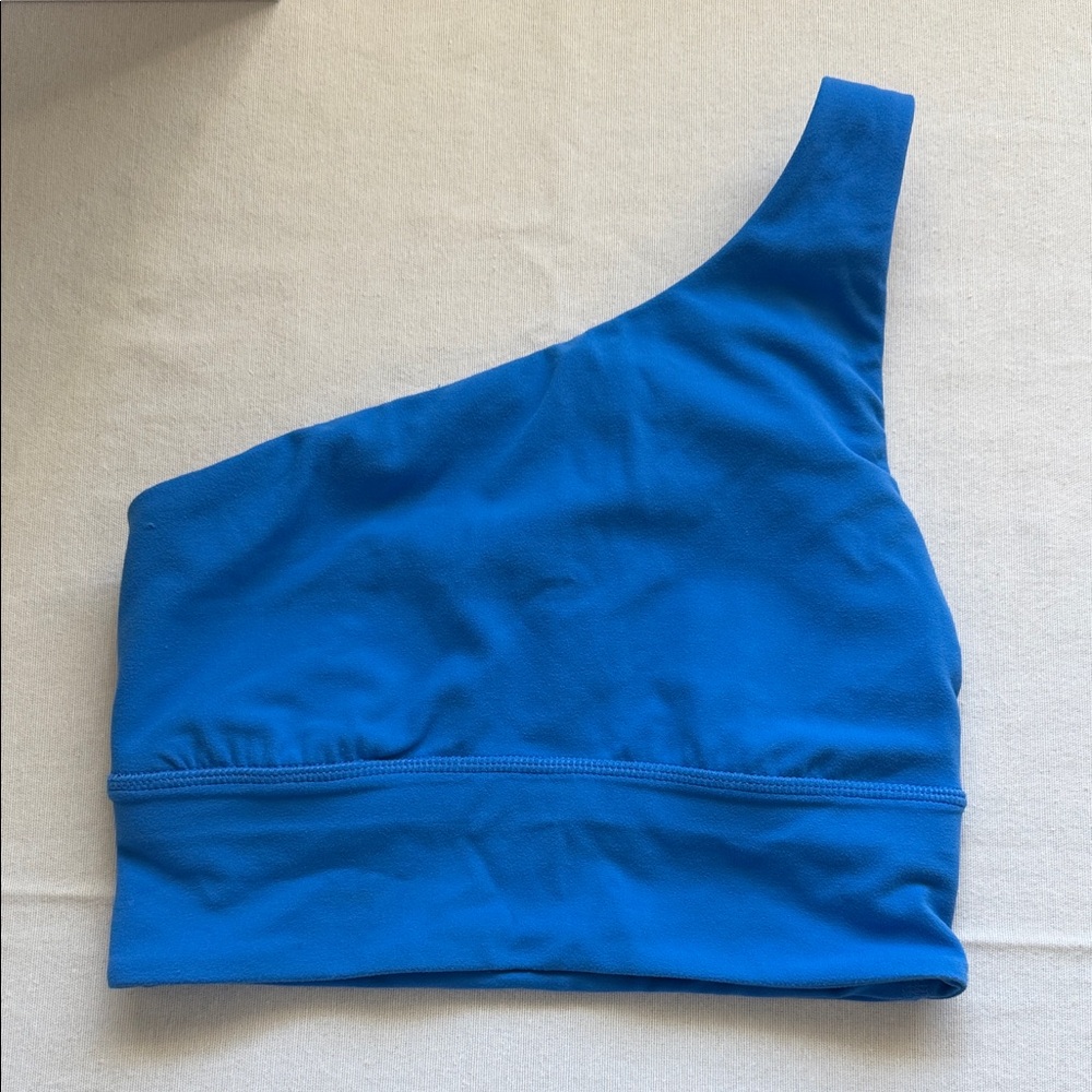 lululemon athletica Blue One-Shoulder Tank Top